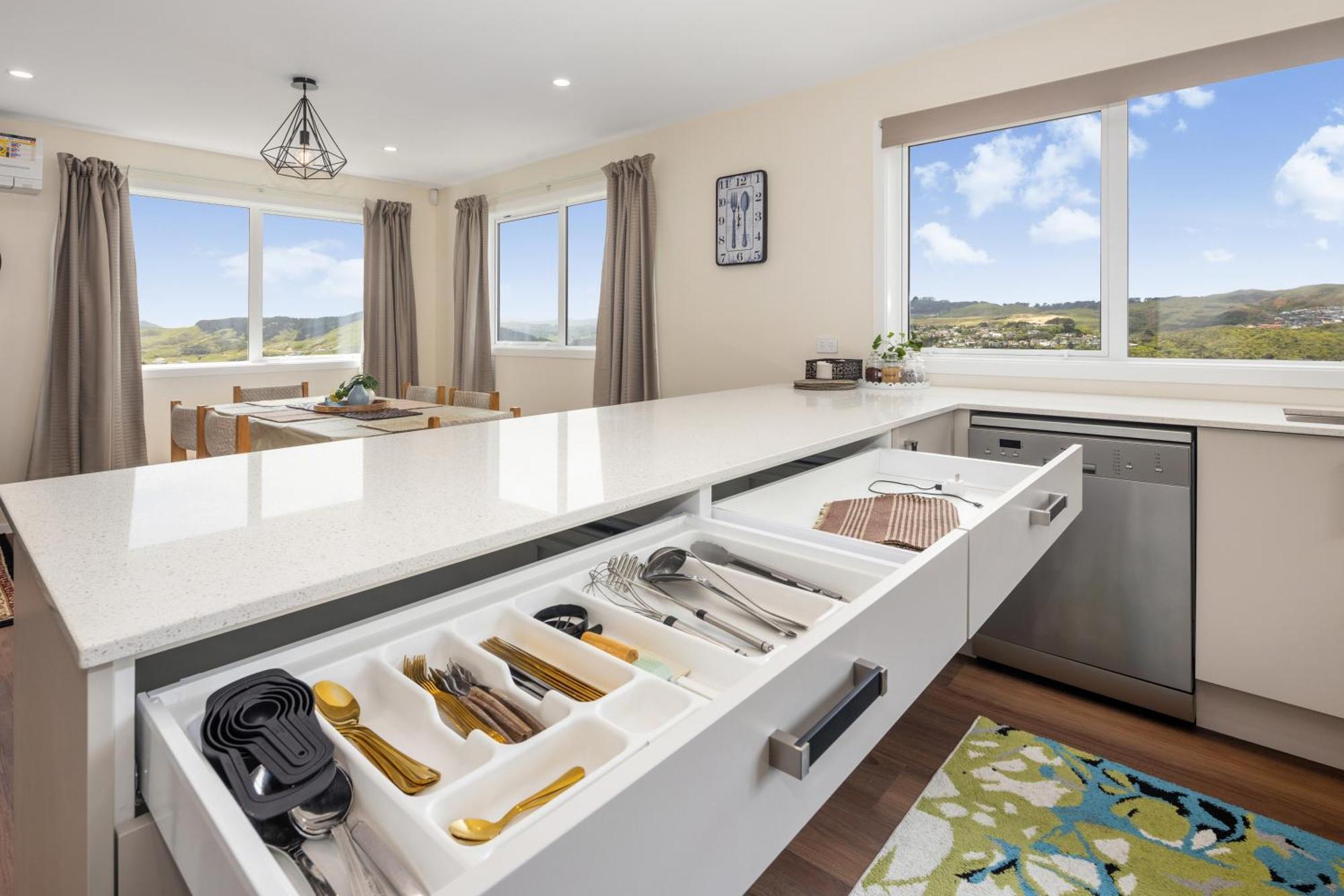 Stunning View, Privacy, Close To Ferry & Brand-New ويلينغتون المظهر الخارجي الصورة